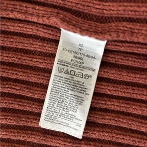 Gap 100% Cotton Cardigan in Burnt Orange